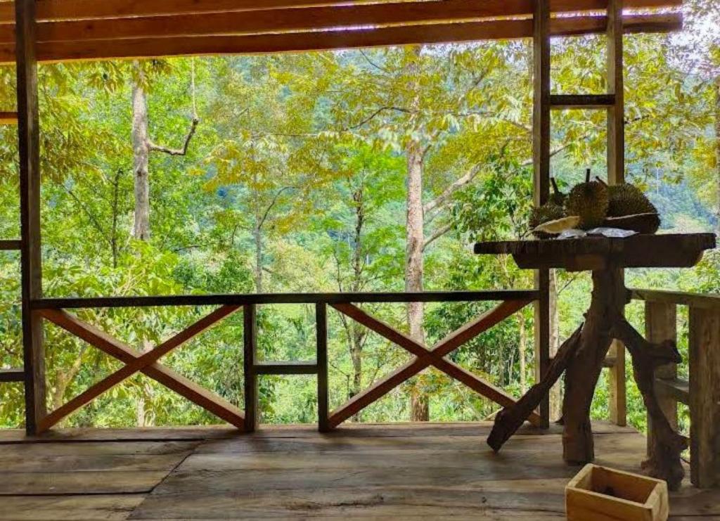 Balkoni atau teres di Kuling Camping