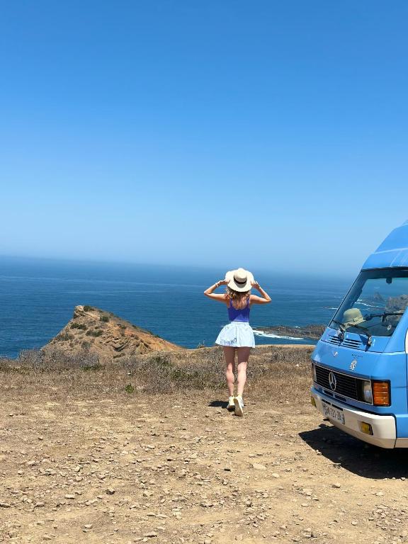 Rent a Mercedes MB100 Camper Van with Blue Classics