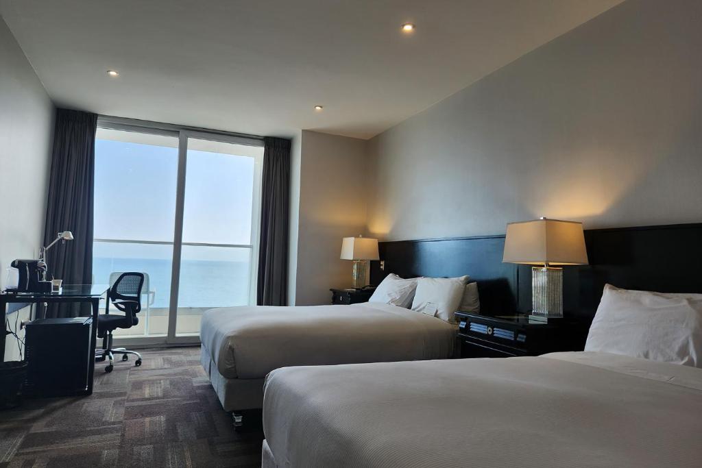 Wyndham Garden Antofagasta Pettra - Chambre Deluxe, 2 Lits Doubles, Vue Sur L'Océan, Non-Fumeur