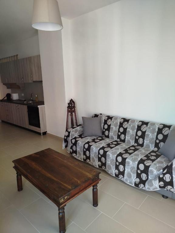 Posezení v ubytování Comfortable apartment, stunning views