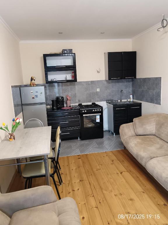 Kuchyň nebo kuchyňský kout v ubytování Separate apartment