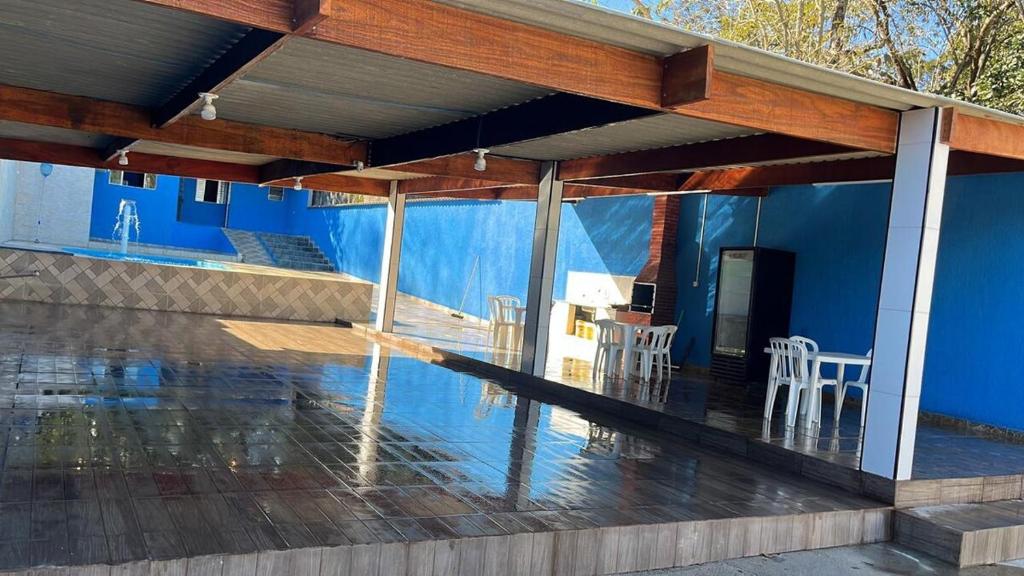 Balkón nebo terasa v ubytování Espaço tá moiado