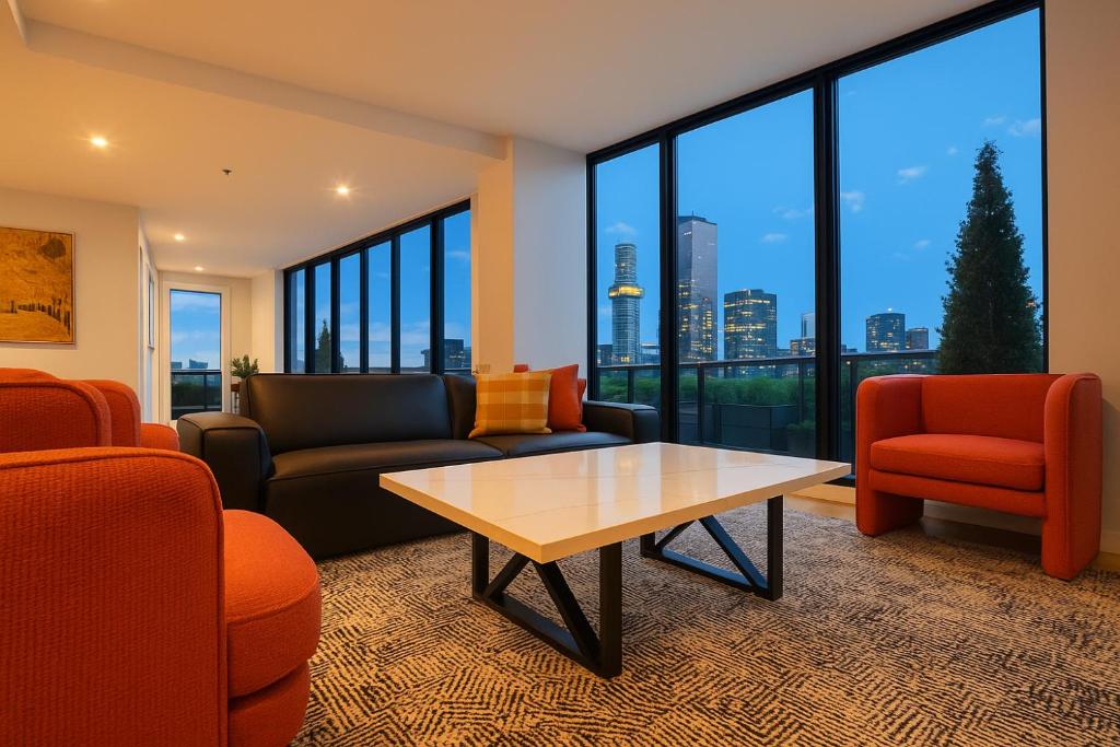 Aura on Flinders Serviced Apartments - Resim 5