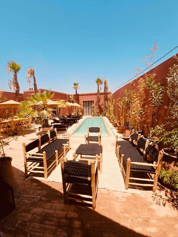 Bazén v ubytování Modern oasis near Palmeraie - Dar Tal nebo v jeho okolí