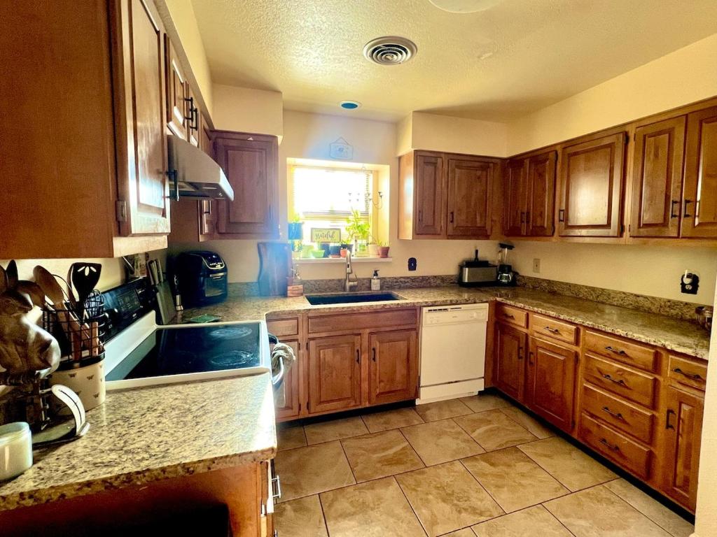 Köök või kööginurk majutusasutuses The Crash Site