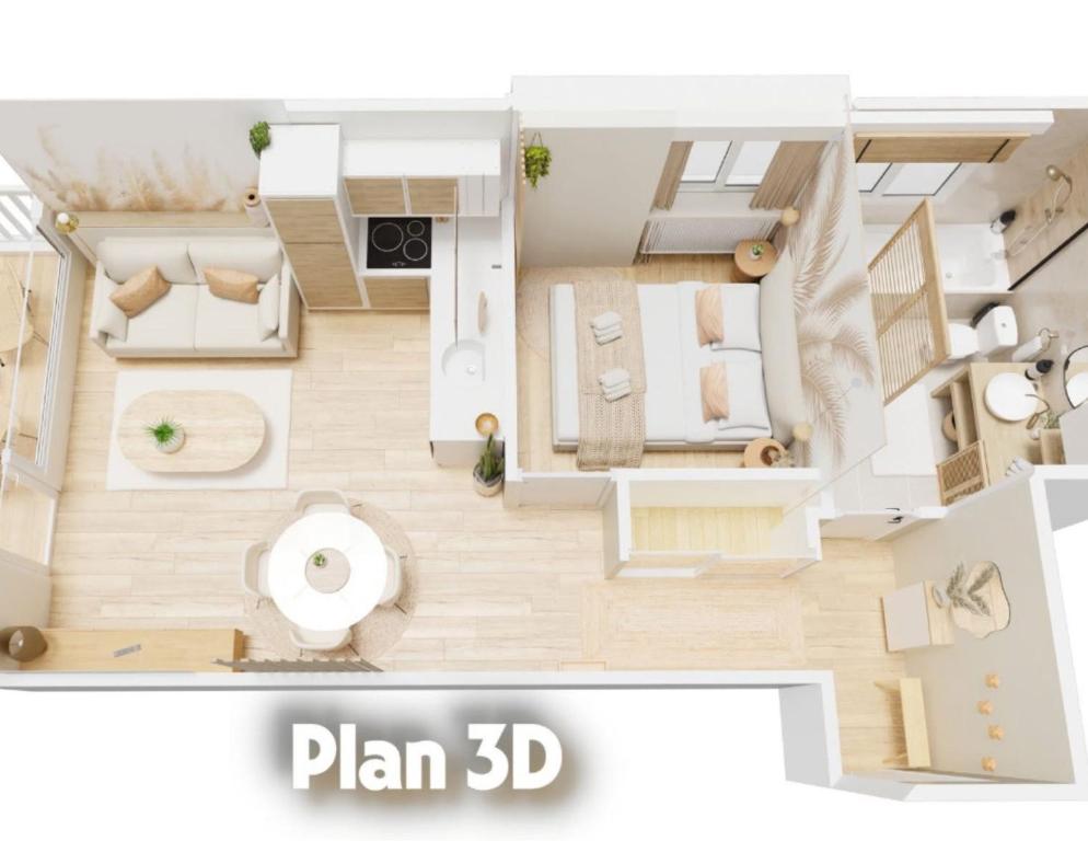 Plano de Sweet Home - Cocon élégant, balcon & parking privé