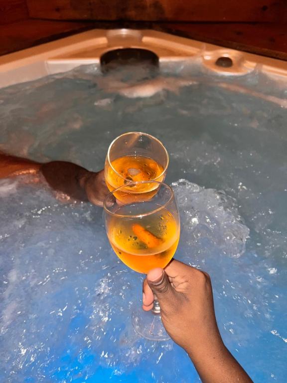Fotografie z fotogalerie ubytování Doux Pavillon - L'évasion - Jacuzzi & Sauna v destinaci Tassin-la-Demi-Lune