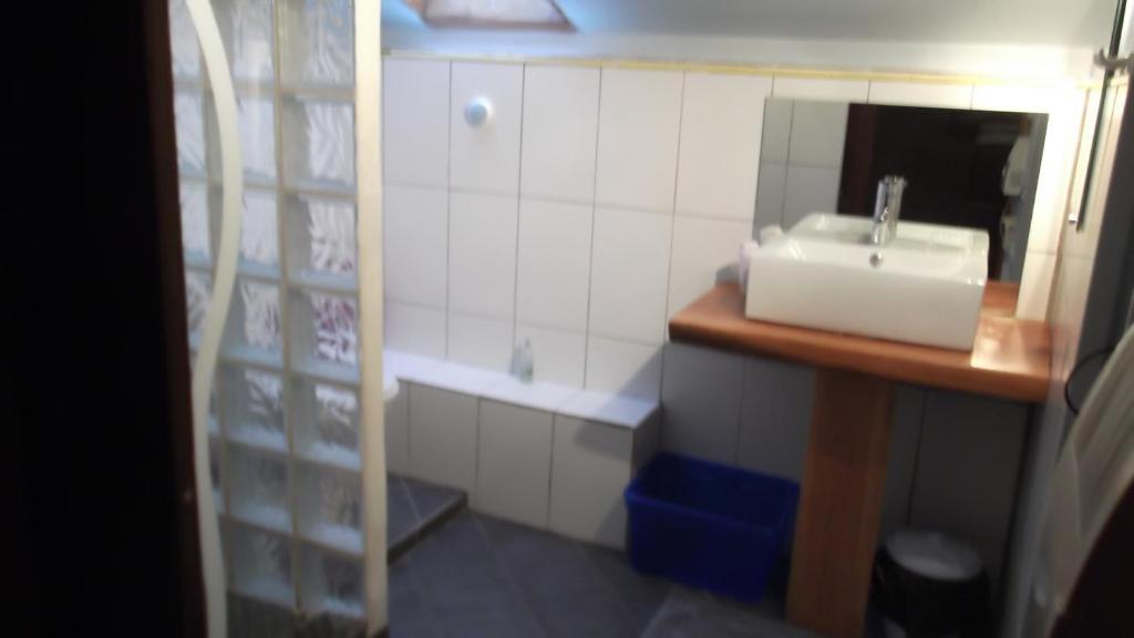 Koupelna v ubytování Le Mas De La Siffleuse