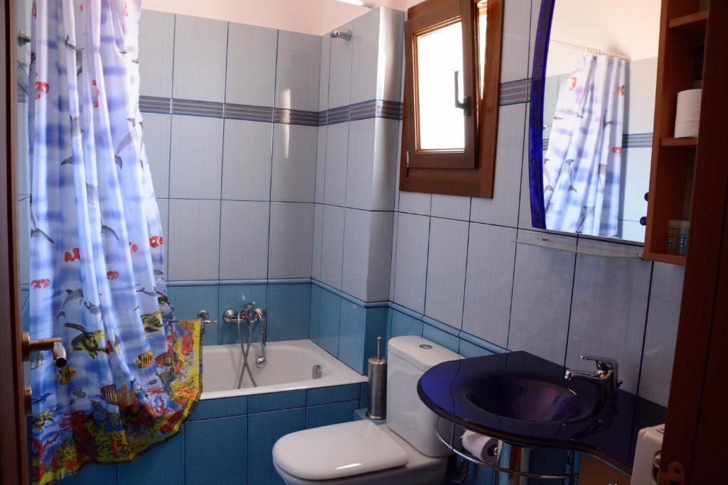 Koupelna v ubytování Asterida Villas