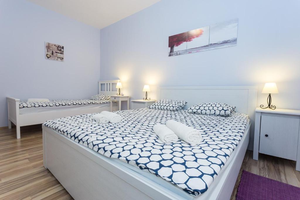 Posteľ alebo postele v izbe v ubytovaní Apartment Perunika
