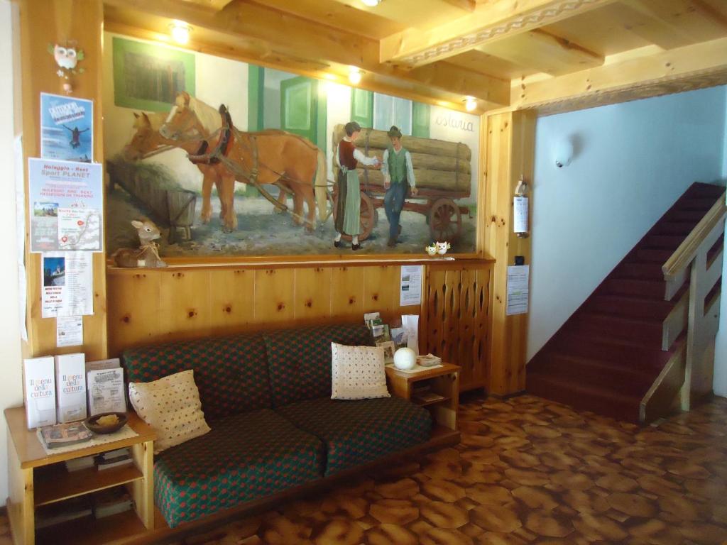 Posezení v ubytování Hotel De Fronz