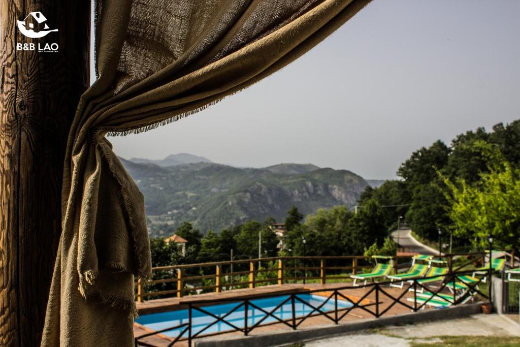 Nespecifikovaný výhled na hory nebo výhled na hory při pohledu z bed and breakfast