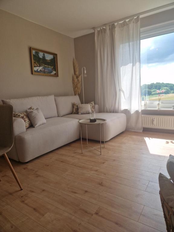 Posezení v ubytování Apartement Strandhafer sea view