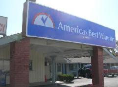 a sign for an american best value gas station at Americas Best Value Inn - Livermore in Livermore