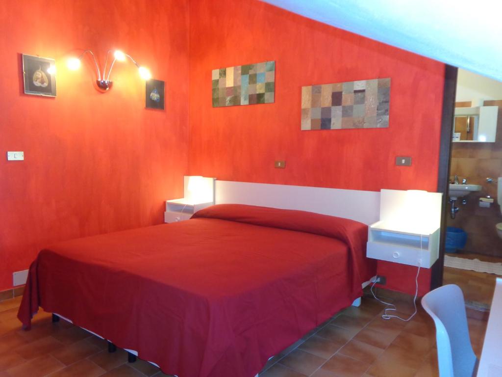 Postel nebo postele na pokoji v ubytování Hotel Edelweiss