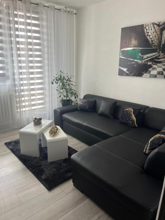 Posezení v ubytování Apartmán v Třebíči