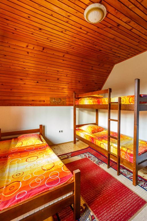 Postel nebo postele na pokoji v ubytování Hostel Highlander