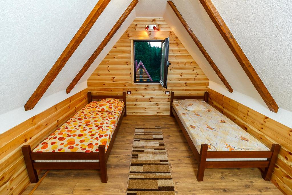 Krevet ili kreveti u jedinici u okviru objekta Hostel Highlander