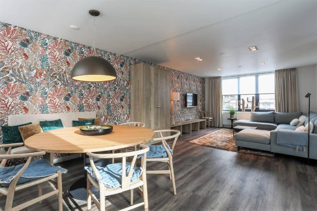 Posezení v ubytování Hello Zeeland - Apartment Noordstraat 3