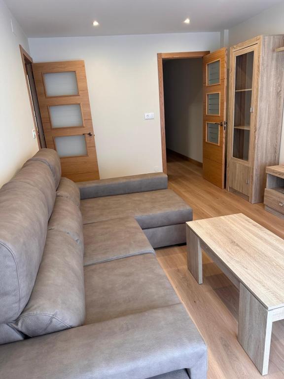 Χώρος καθιστικού στο Apartamentos de Linos