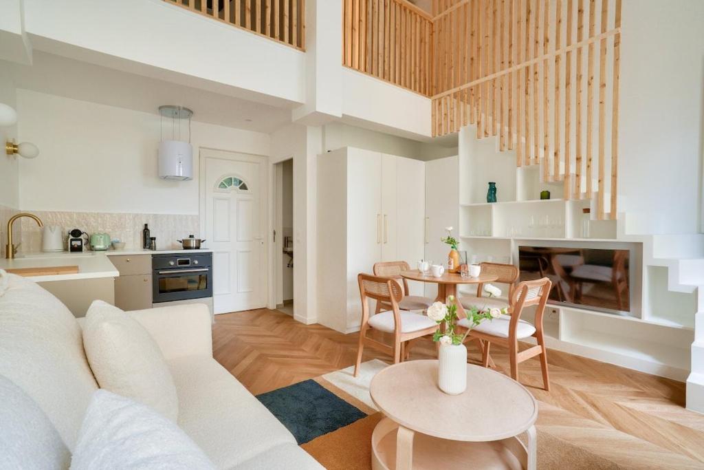Belle epoque - Magnifique duplex avec mezzanine pour 4