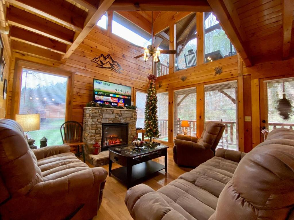 Et opholdsområde på Creekside Rendezvous