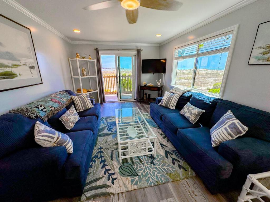 Posezení v ubytování Inlet Point Villas 2A