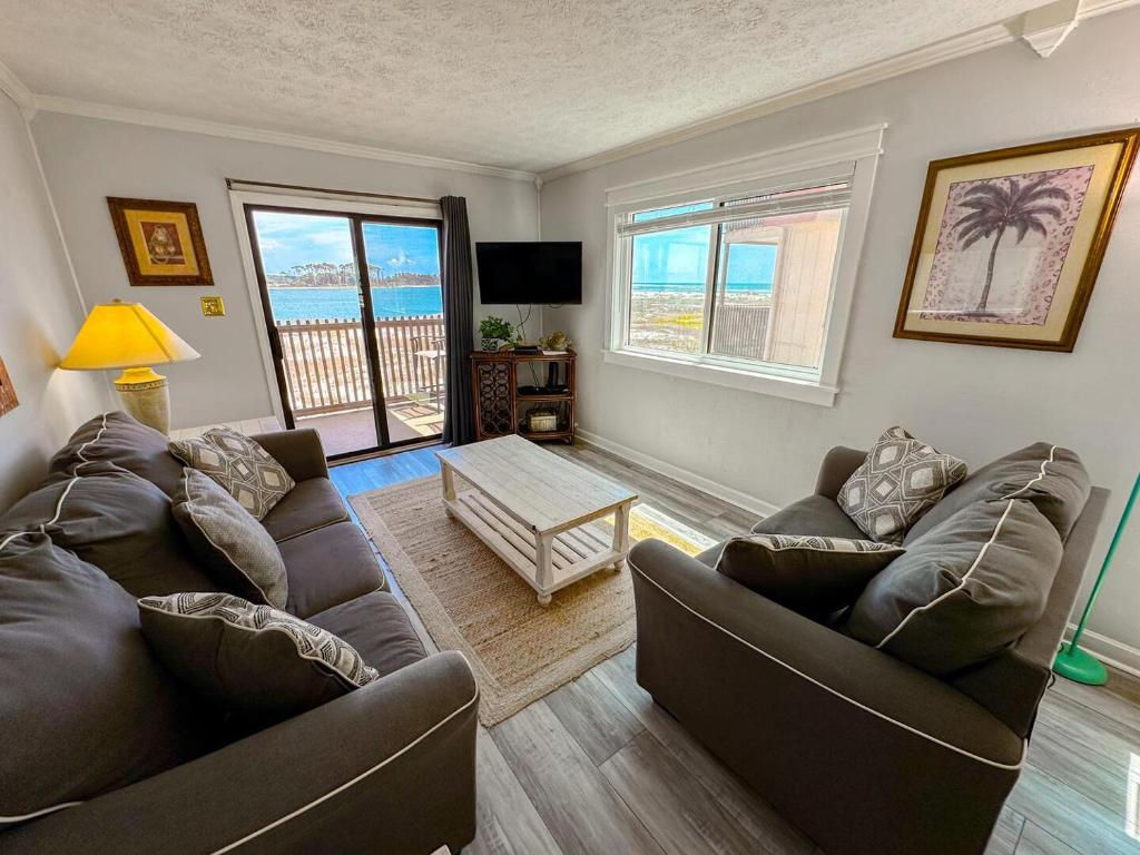 Posezení v ubytování Inlet Point Villas 4C