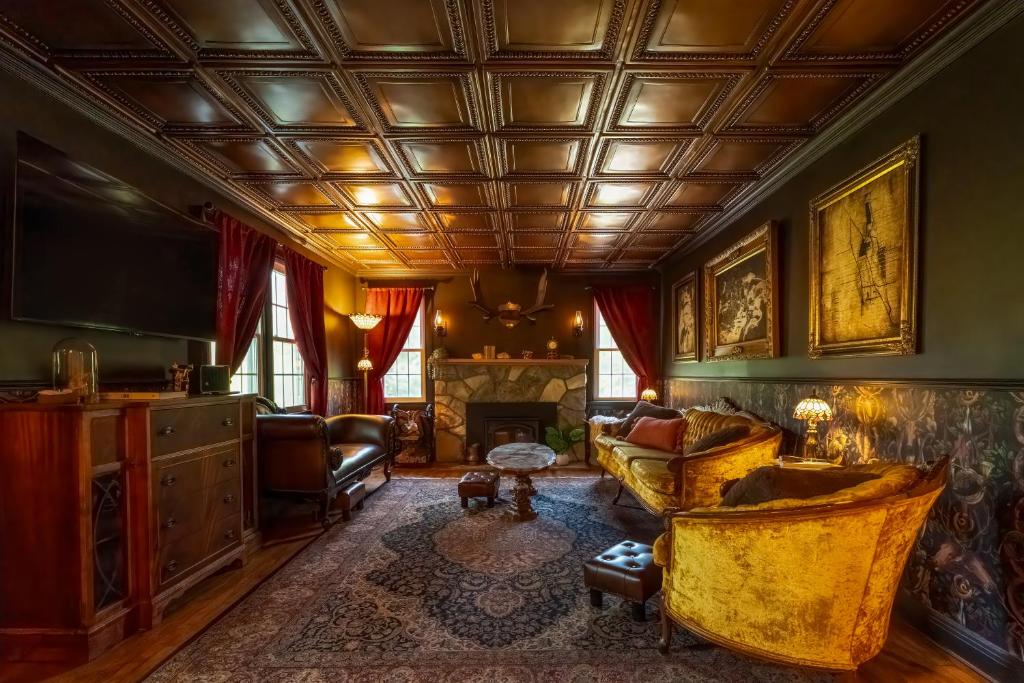 Posezení v ubytování Maison Kilmar, Lac, Jeux, Vue, Expérience, 1h15 MTL OTT