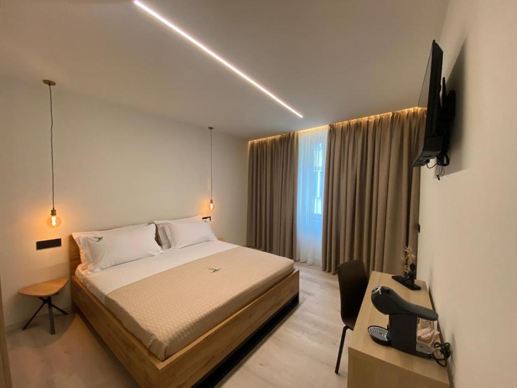 Μια τηλεόραση ή/και κέντρο ψυχαγωγίας στο B&B Tower Suite Trento