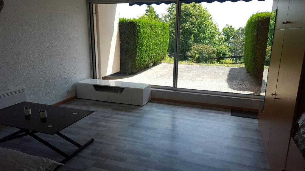 Posezení v ubytování Au dessus des nuages Sublime Vue