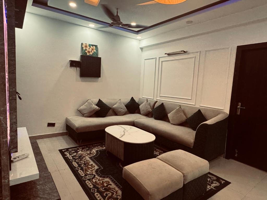 Et opholdsområde på Palm stays