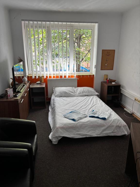 Ένα ή περισσότερα κρεβάτια σε δωμάτιο στο ZLM Ultra Central Room