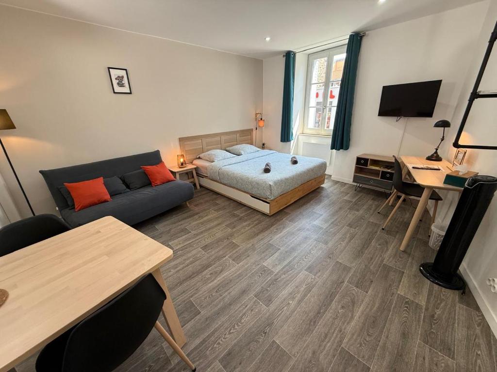 L'endormi - Centre ville - WIFI et NETFLIX - Estudio King