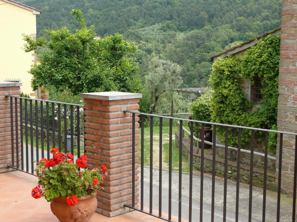Balkón nebo terasa v ubytování Antica Bottega di Vinci