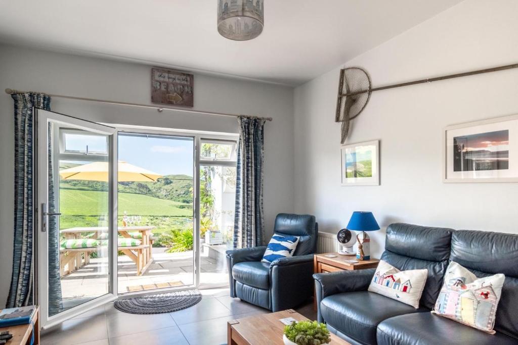 Khu vực ghế ngồi tại Sandunes Annex Woolacombe