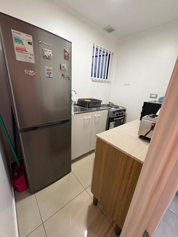 Η κουζίνα ή μικρή κουζίνα στο Mini Departamento