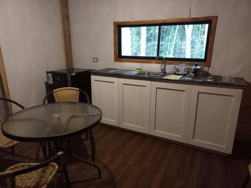 Kuchyň nebo kuchyňský kout v ubytování Carhuello kl3