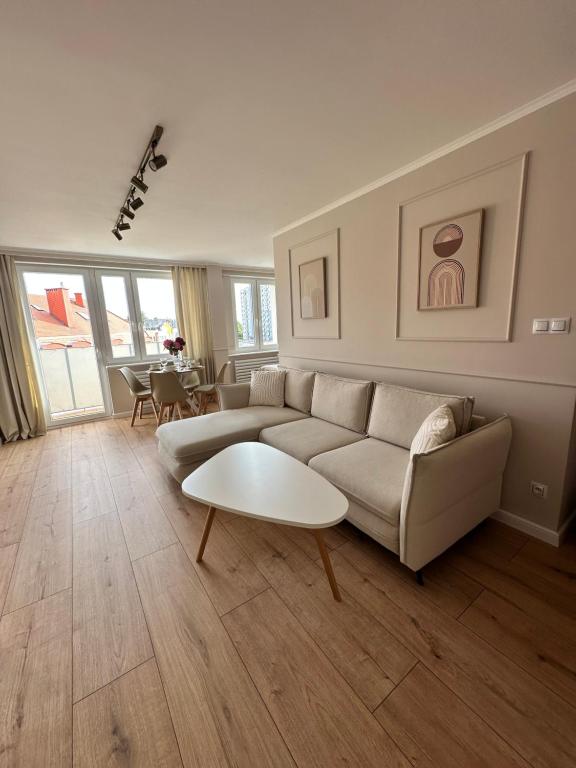 Χώρος καθιστικού στο Apartament KAJA