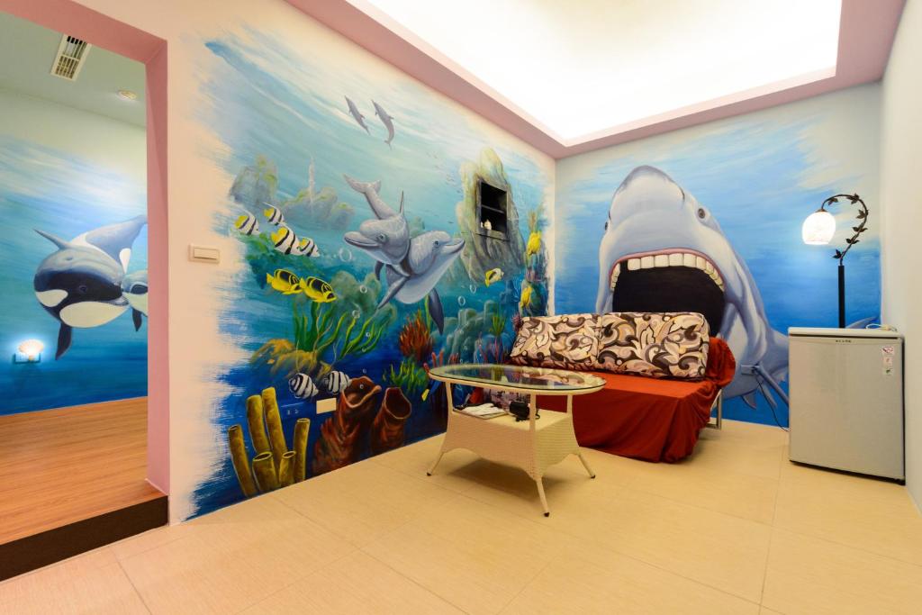 Love in Hengchun B&B - Habitación Cuádruple Con Ducha