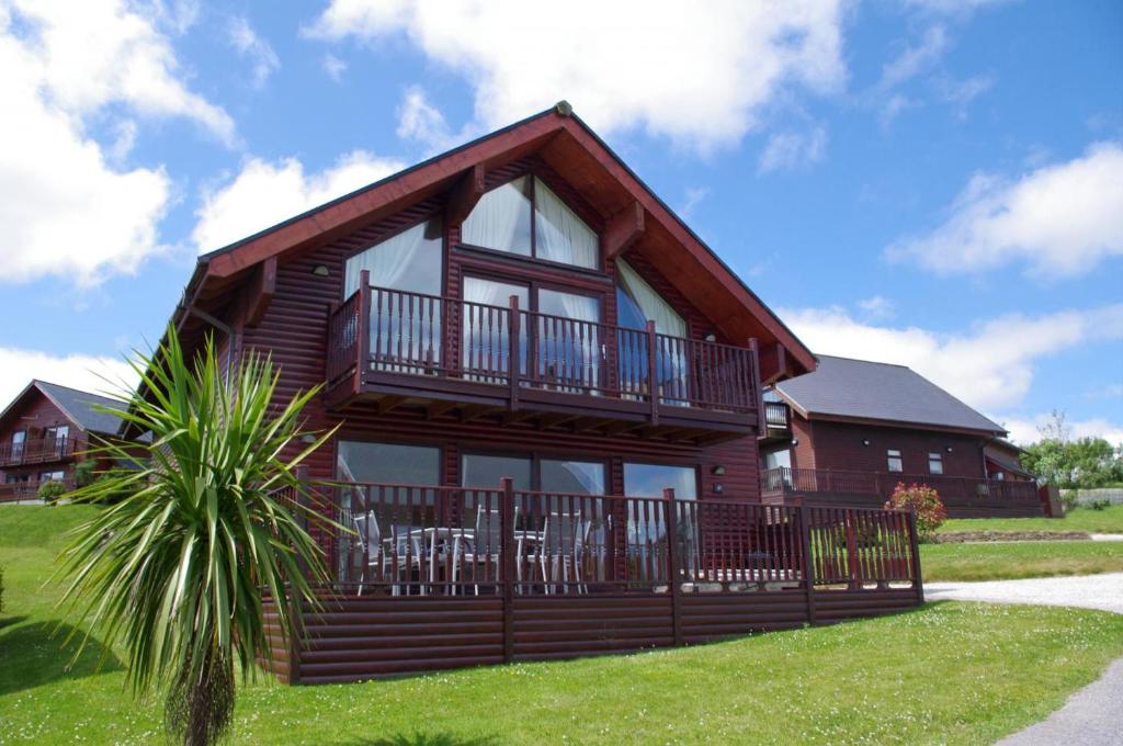 Bygningen som feriehuset ligger i