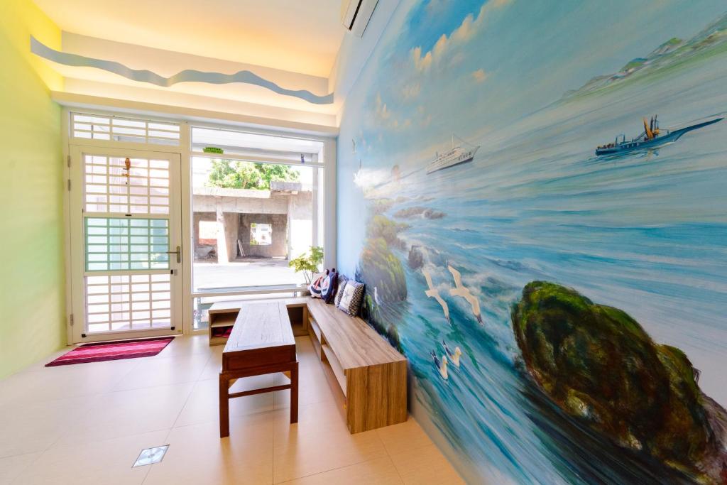 Love in Hengchun B&B tesisinde bir oturma alanı