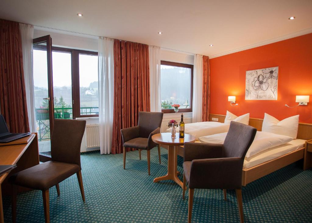 Posezení v ubytování Hotel & Ferienappartements Edelweiss
