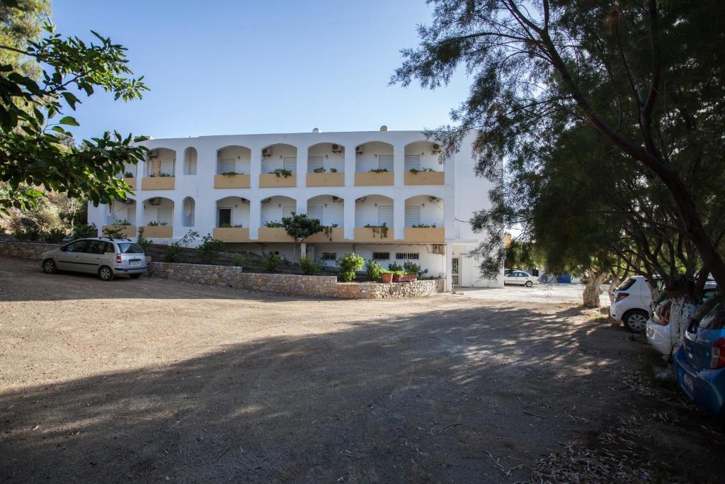 Budova, kde se aparthotel nachází