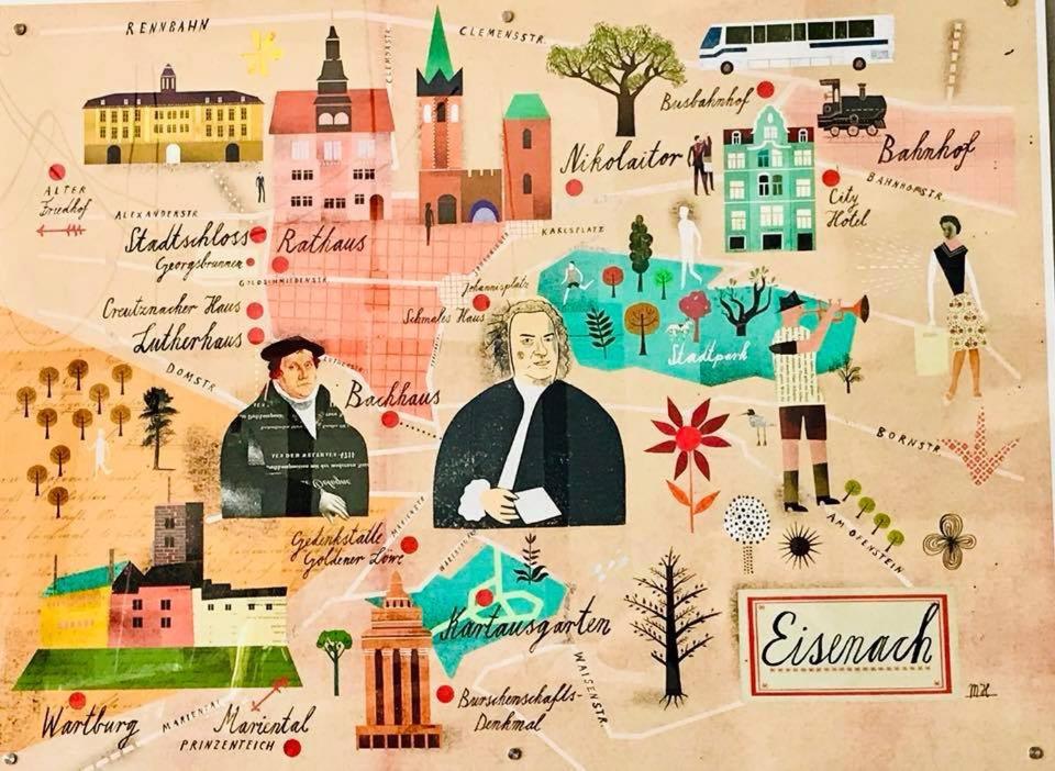 Fotografie z fotogalerie ubytování Möblierte Wohnung im Stadtzentrum v destinaci Eisenach