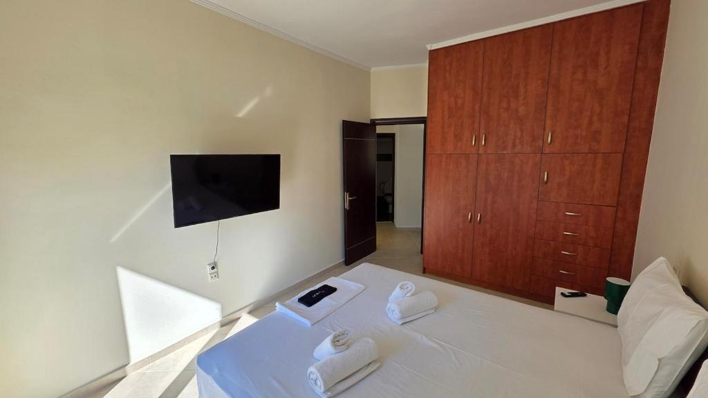 En eller flere senge i et værelse på life is for you Suite!