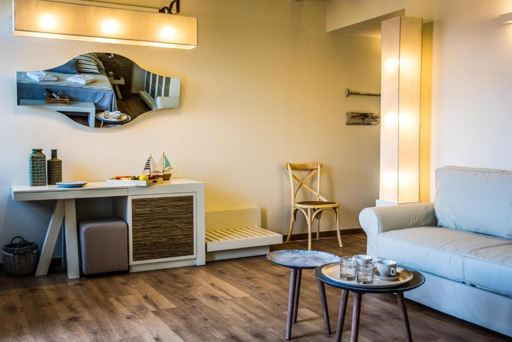 Posezení v ubytování Sette Venti Boutique Hotel