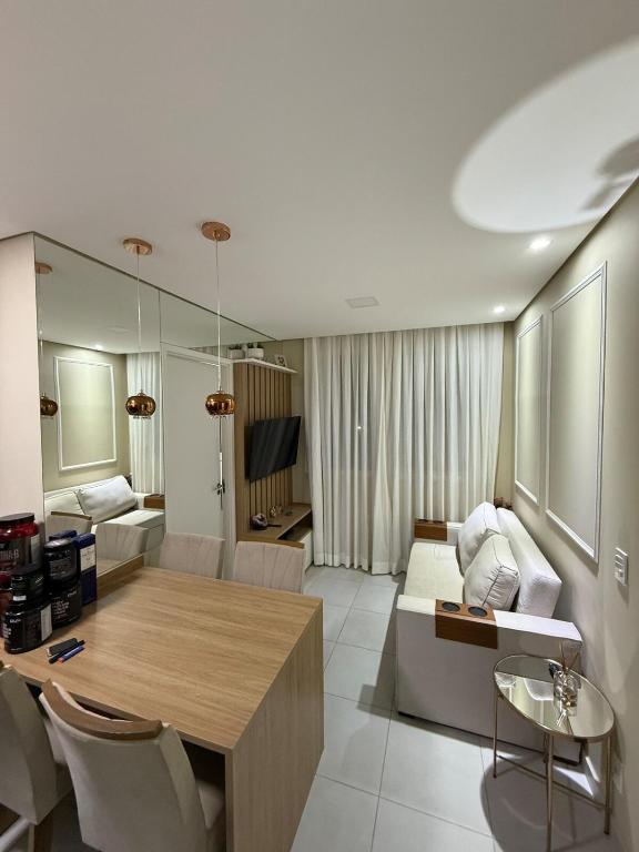 Televisyen dan/atau pusat hiburan di Apartment - 5 min from Congonhas