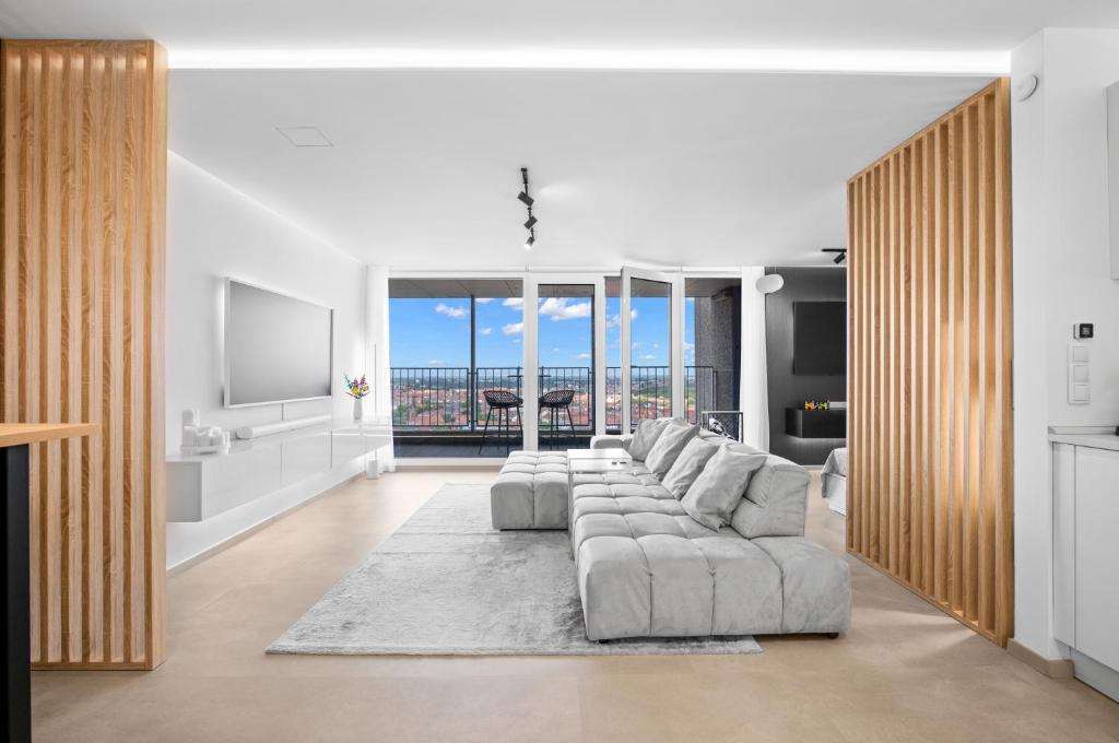 Posezení v ubytování SkyView meets Luxury by CordisSky