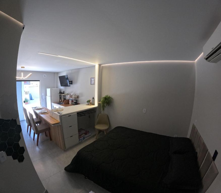 Ένα ή περισσότερα κρεβάτια σε δωμάτιο στο Loft próximo ao BCW